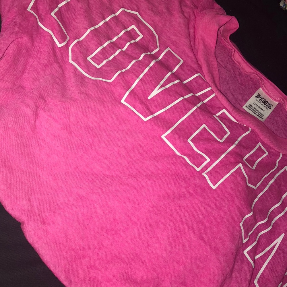 Pink light weight tee